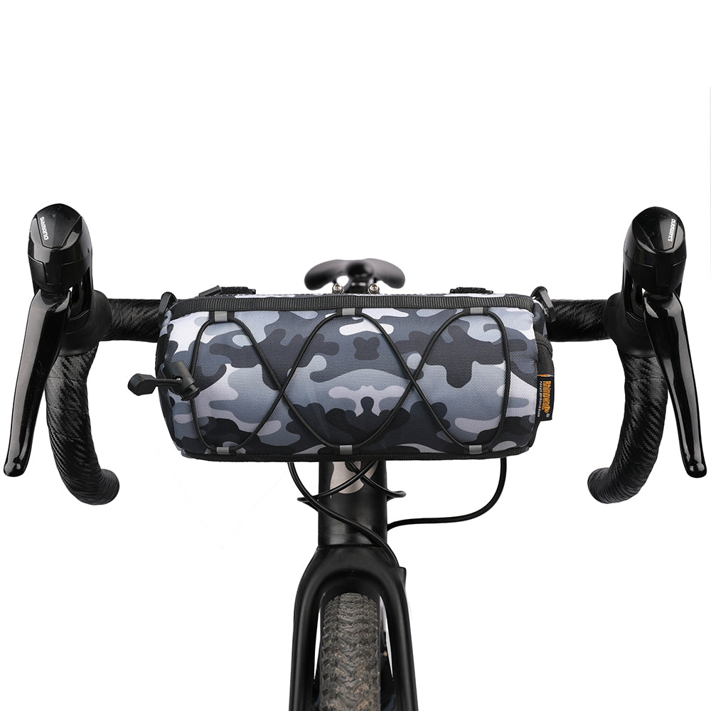 RHINOWALK RK9103 Bicycle Handlebar Bag 900D Polyester Bike Front Tube Bag RHINOWALK RK9103 Bicycle Handlebar Bag 900D Polyester Bike Front Tube Bag